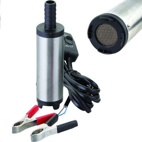 Насос для перекачки диз.топлива, антифриза, тосола 12В, диаметр насоса 51мм, фильтр с сеточкой (TOP AUTO)