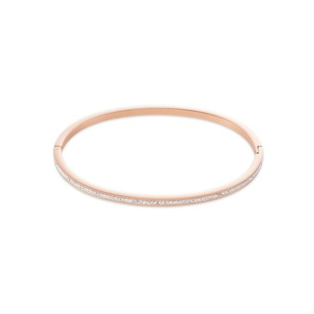 Браслет Coeur de Lion Crystal 0229/33-1800 цвет белый, золотой