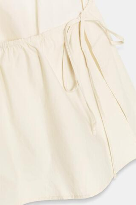 ZARA ПЛАТЬЕ ИЗ НЕЙЛОНА С ГОРЛОВИНОЙ ХАЛТЕР, ЭКРЮ