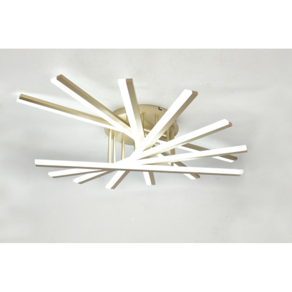 Светильник потолочный светодиодный Rivoli Cordelia 6184-701 LED 120Вт 3000-6000К золотой с пультом | Rivoli