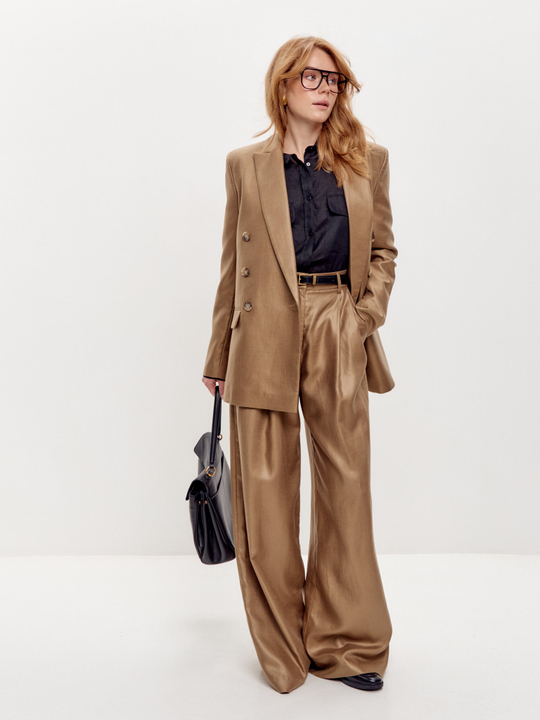 Льняной жакет