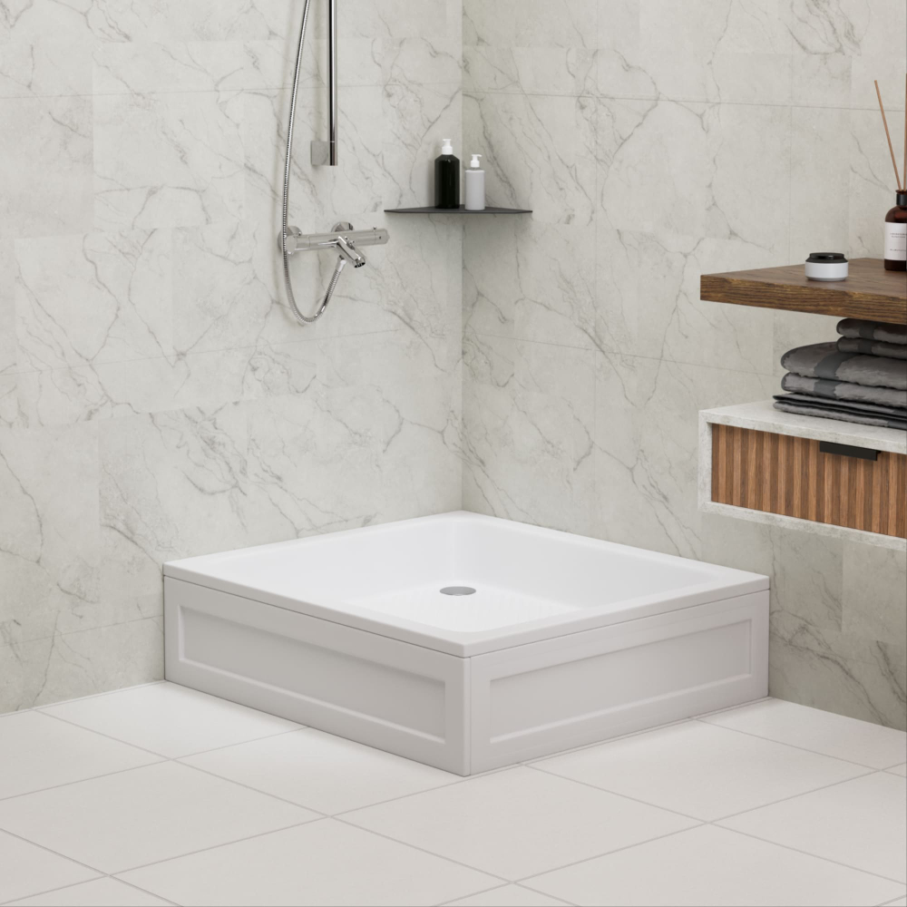 Душевой поддон квадратный RGW B/CL-S (900x900)