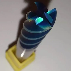 Фреза Концевая d12xD12x75L по металлу твердосплавная HRC65, 12мм