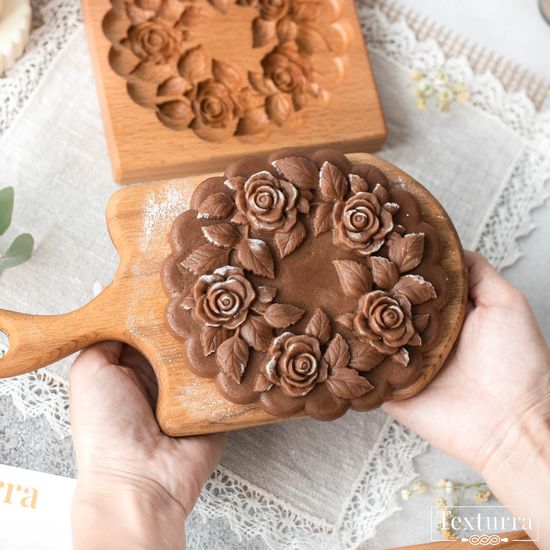 Пряничная форма Розовый сад