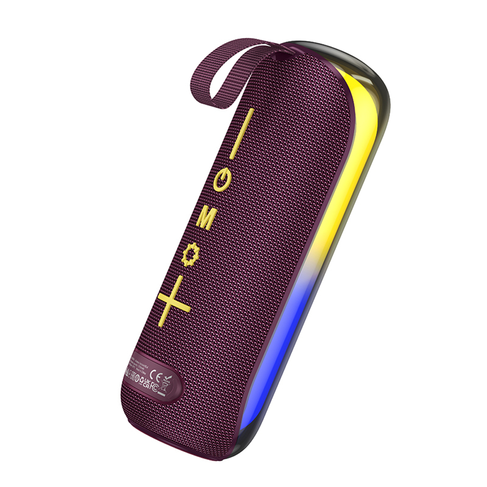 Колонка - Bluetooth BOROFONE BR44 (бордовый)