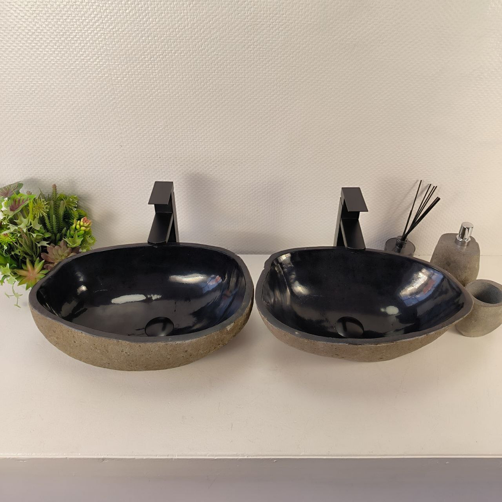 Раковина из речного камня ПАРА! RS-65537 47*32*15 0865