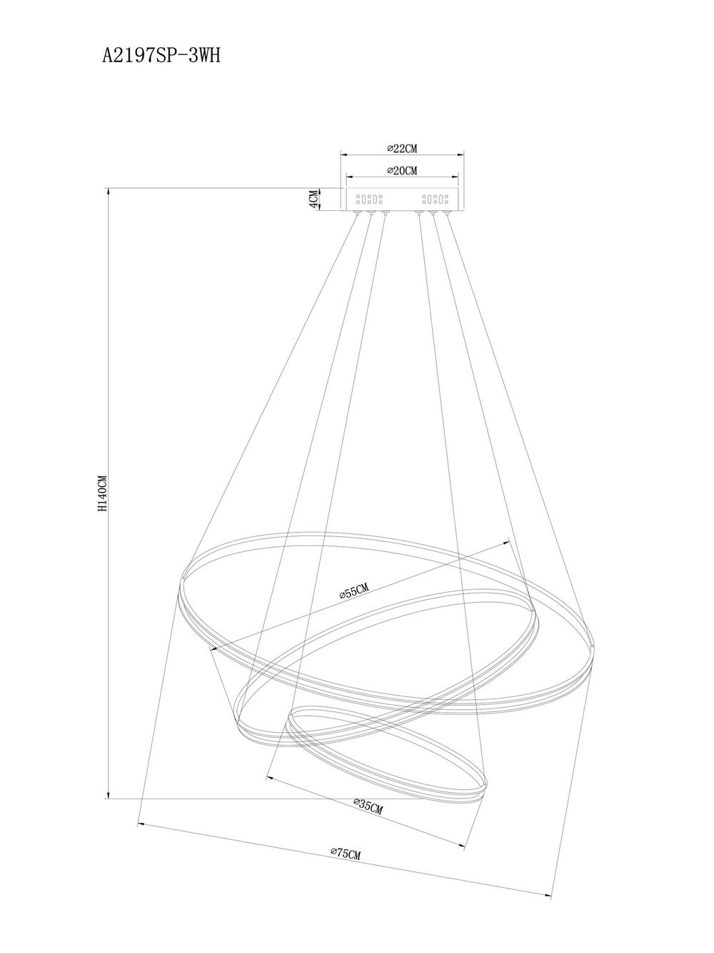 Подвесная люстра Arte Lamp