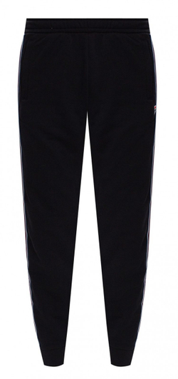 Мужские теннисные штаны Fila Hemi Track Pants Men - черный