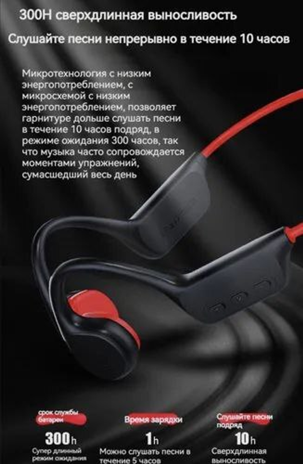 Наушники для спорта Sheyin X5 (черные)