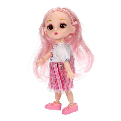 Кукла классическая 22см с аксесс., пакет 3396-27