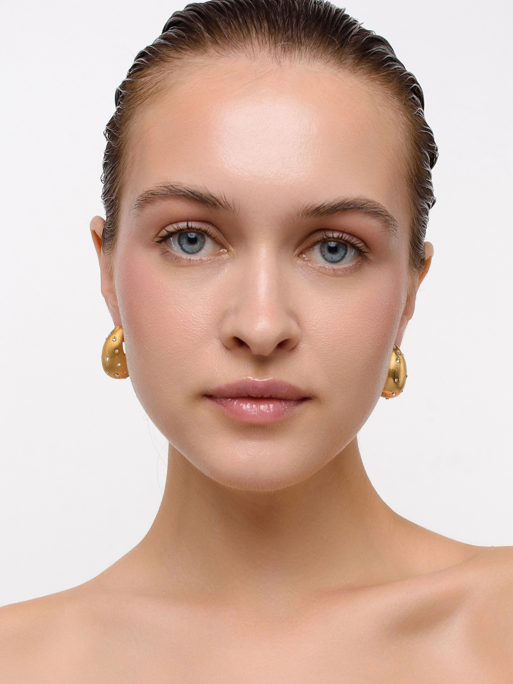 Серьги "Pin up shine" Gold