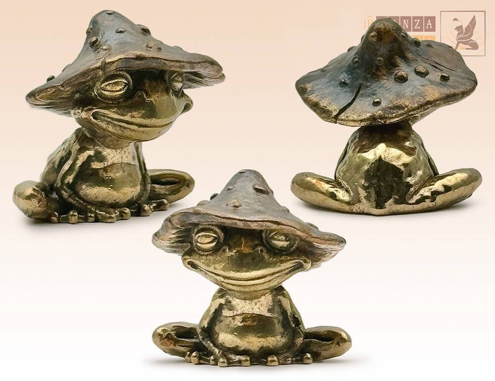 фигурка Лягушка Гриб