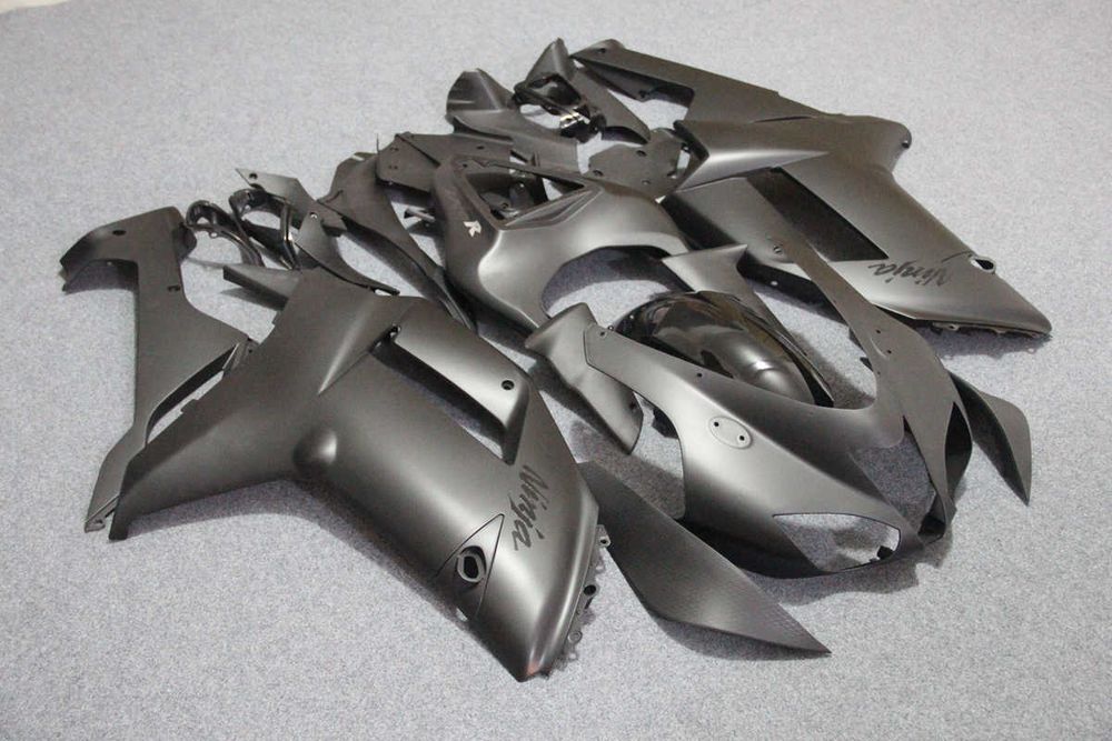 Комплект пластика для мотоцикла Kawasaki ZX-6R 07-08 Черный
