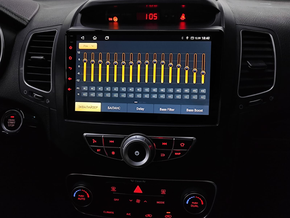установочный комплект KIA Sorento 2012 2015 ( XM, рестайл), рамка + проводка KB-SF-9794-2