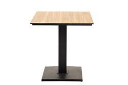 "Каффе" стол из HPL квадратный 70х70см, цвет "дуб"