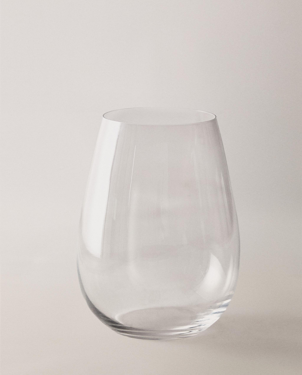 Zara Home стакан из стекла, цвет прозрачный, 12 см · 0246/401