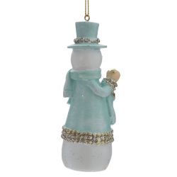 GAEM Фигурка декоративная подвесная "Снеговик", L4 W4 H11,5 см, 2в.