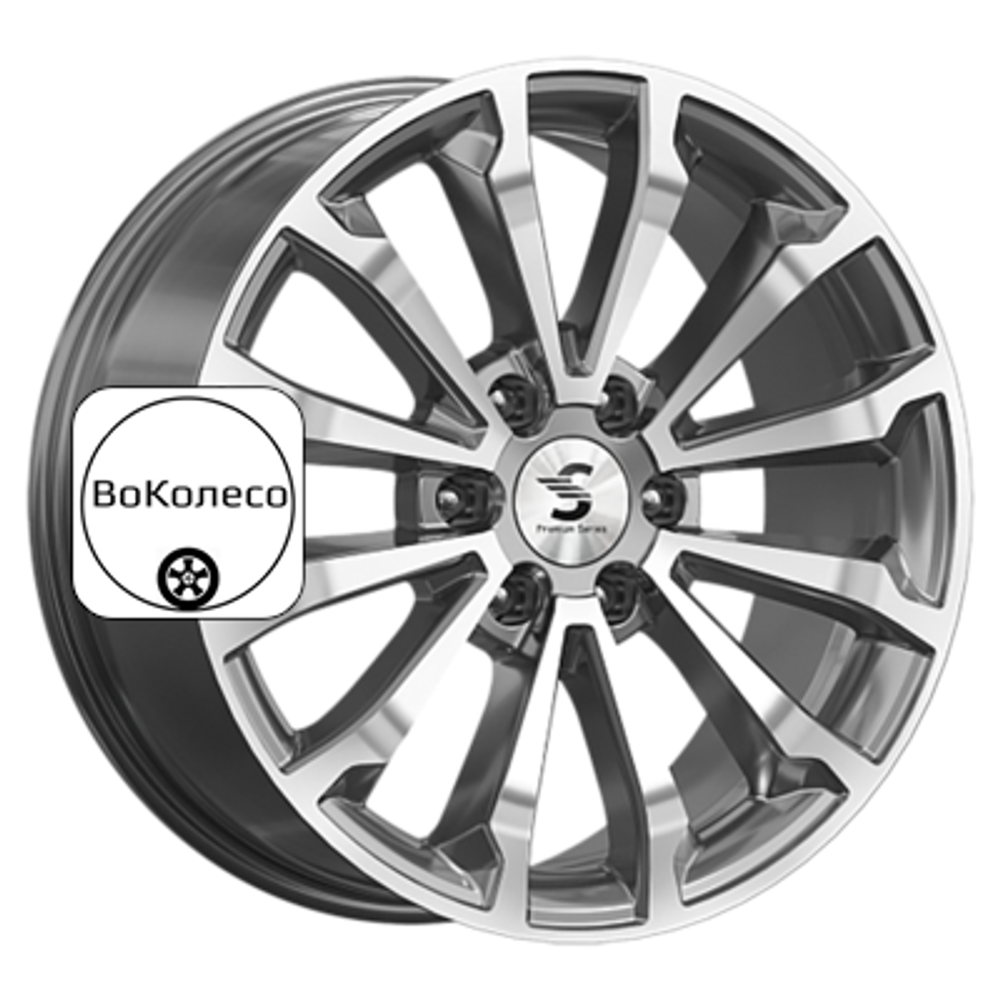 8,5x20/6x139,7 ET25 D106,1 КР006 (Land Cruiser Prado) Diamond Gloss Graphite Premium Series