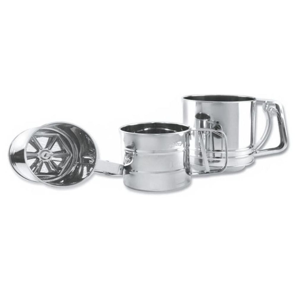 Сито 9,7 см кружка h13 см с механизмом нерж. мелкая сетка P.L. Proff Cuisine