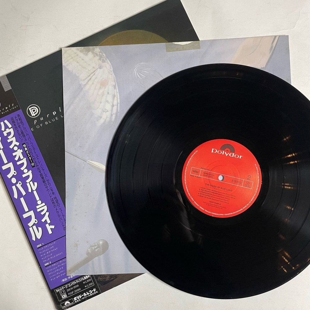 Винтажная виниловая пластинка LP Deep Purple The House Of Blue Light (Japan 1987) (Obi) Mad Dog