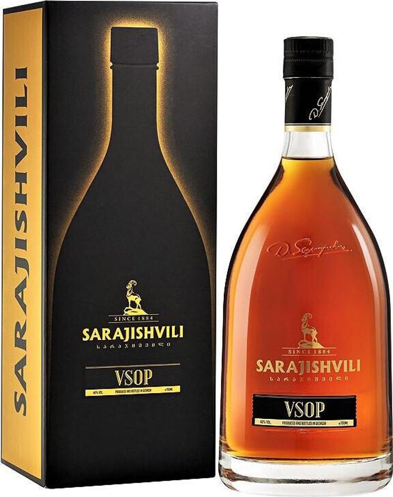 Сараджишвили VSOP 8 лет 0,7 п/у  40% Грузия