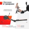 Гребной тренажер UNIX Fit Air Rower-X Black