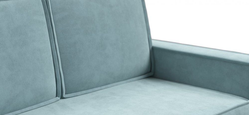 Диван Норд двухместный Велюр Монолит аква