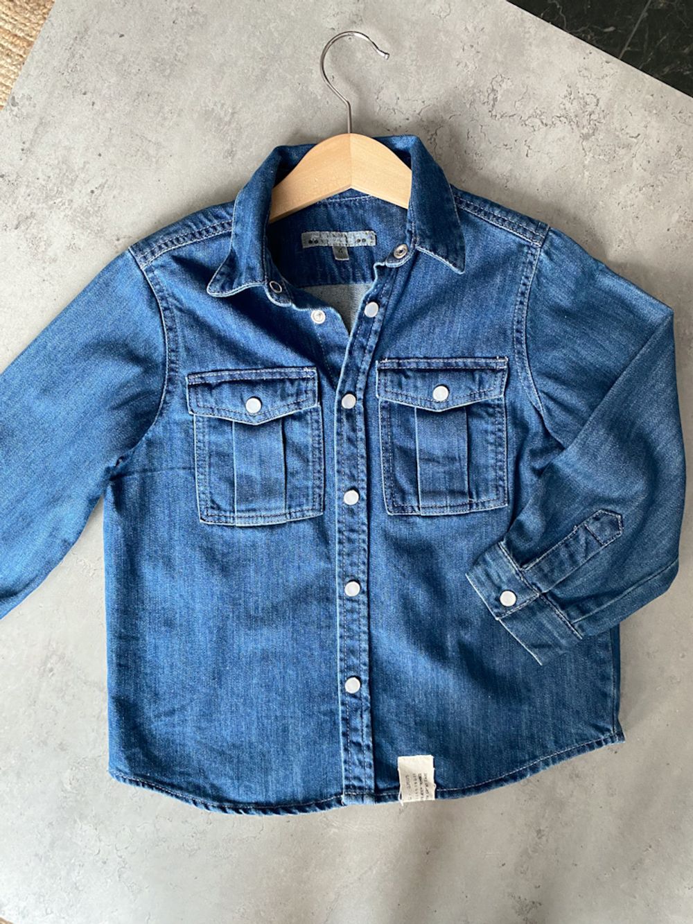 Джинсовая рубашка Bonpoint, 104