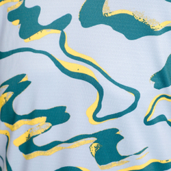 Мужское теннисное поло Nike Dri-Fit Advantage Court Print T-Shirt Men - Light Blue, Multicoloured