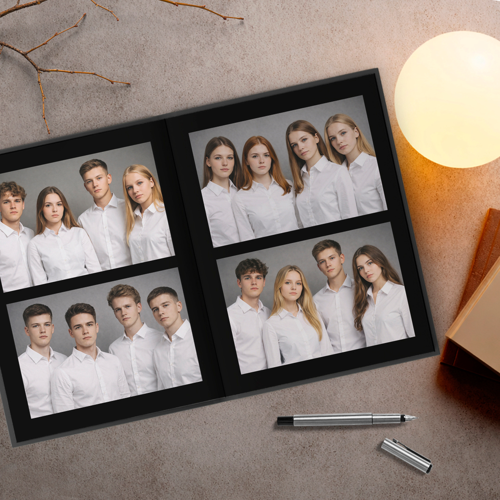 PSD-Шаблон фотокниги "Контур"