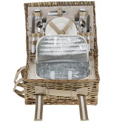 GAEM Корзина для пикника на 2 персоны, L44 W31 H17 см