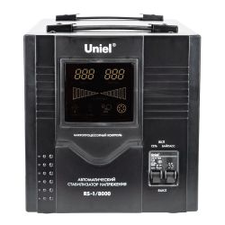 RS-1-8000 Стабилизатор Uniel релейный однофазный. 8.0 кВА.