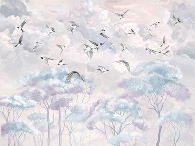 Дизайнерские обои Wall Street Fauna