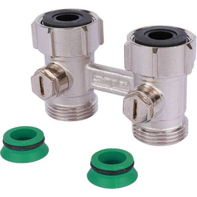 Узел нижнего подключения Simplex Exclusive Line D2/50 прямой, 3/4* x 3/4* c конусными вставками 3/4*