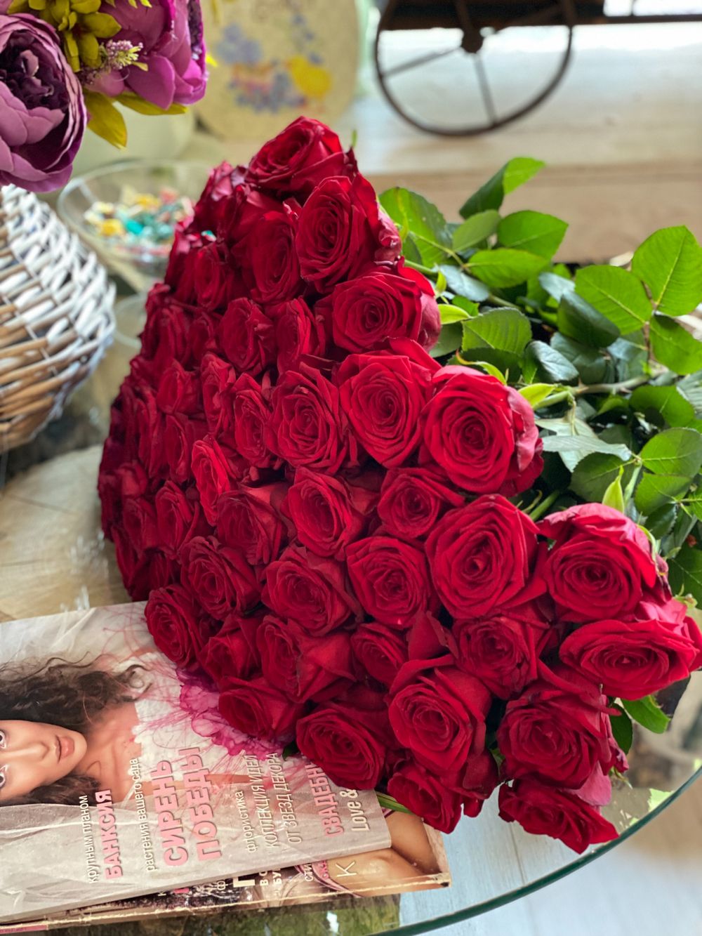 Букет Красная роза 31шт.