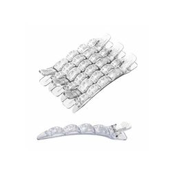 Зажимы для волос Harizma h10901-02 (10см, серый, 6шт)