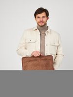 Чехол для ноутбука 13,3" и 14" (Рубчик коричневый)