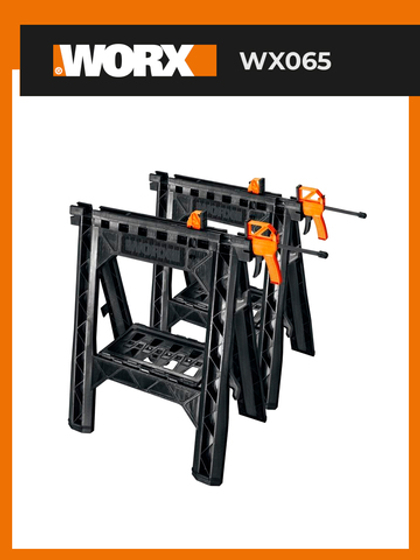 Портативные универсальные козлы WORX WX065