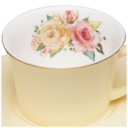 КОФЕЙНЫЙ НАБОР LEFARD "ВРЕМЕНА ГОДА" НА 2 ПЕР. 4 ПР. 180 МЛ ГОЛУБОЙ-ЖЕЛТЫЙ (КОР=24НАБ.)