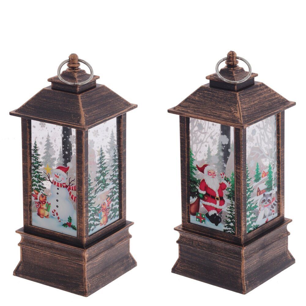 GAEM Изделие декоративное "Фонарь" (подсвет, AAAх3 н/п) L7,5 W7 H18 см, 2в.