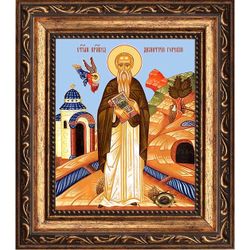 Димитрий Горский праведный. Икона на холсте.
