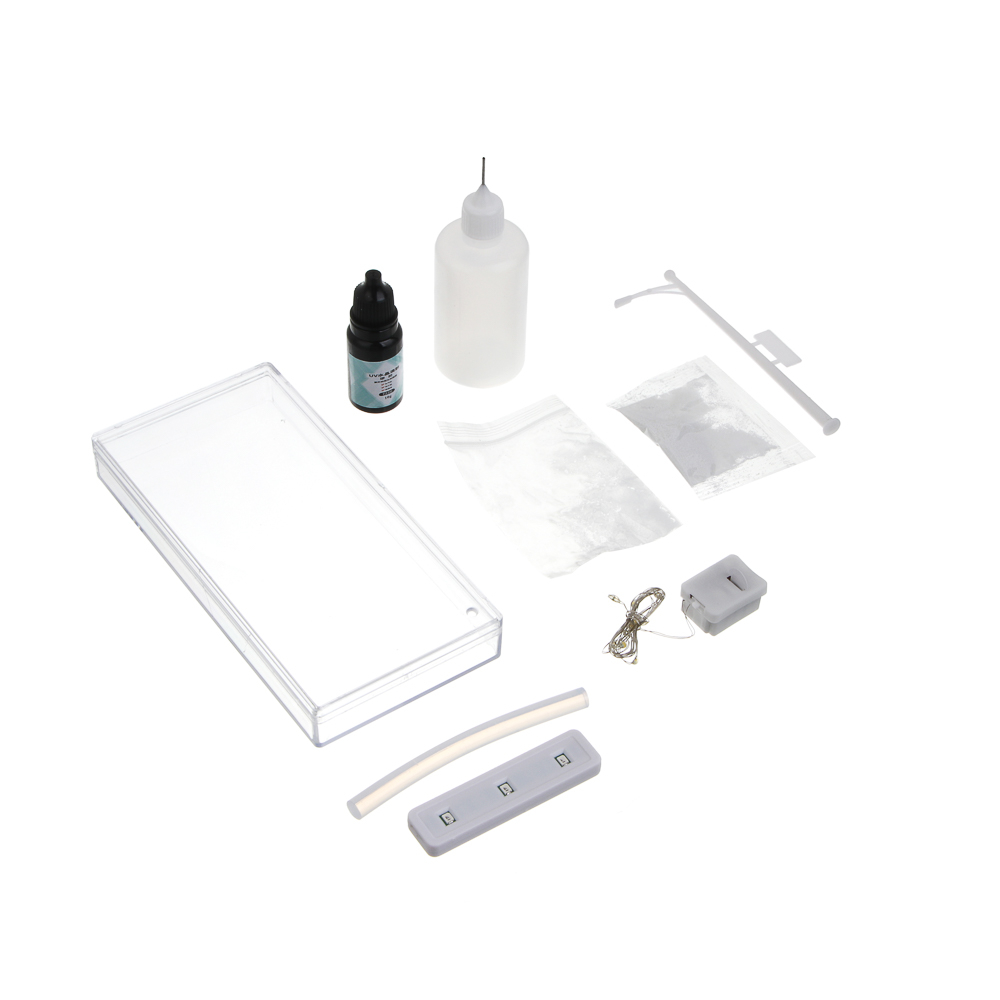 Ночник "Фонарь со снегом", 7,5х15,5х2 см, пластик, 3хLR44