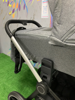 Коляска детская MOWBaby "ZOOM"PU (3в1) RA087 Silver Grey