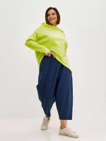 Штаны бананы оверсайз индиго