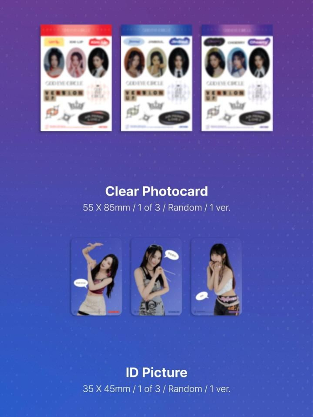 Альбом ODD EYE CIRCLE - Version Up Mini Album 3 Version SET