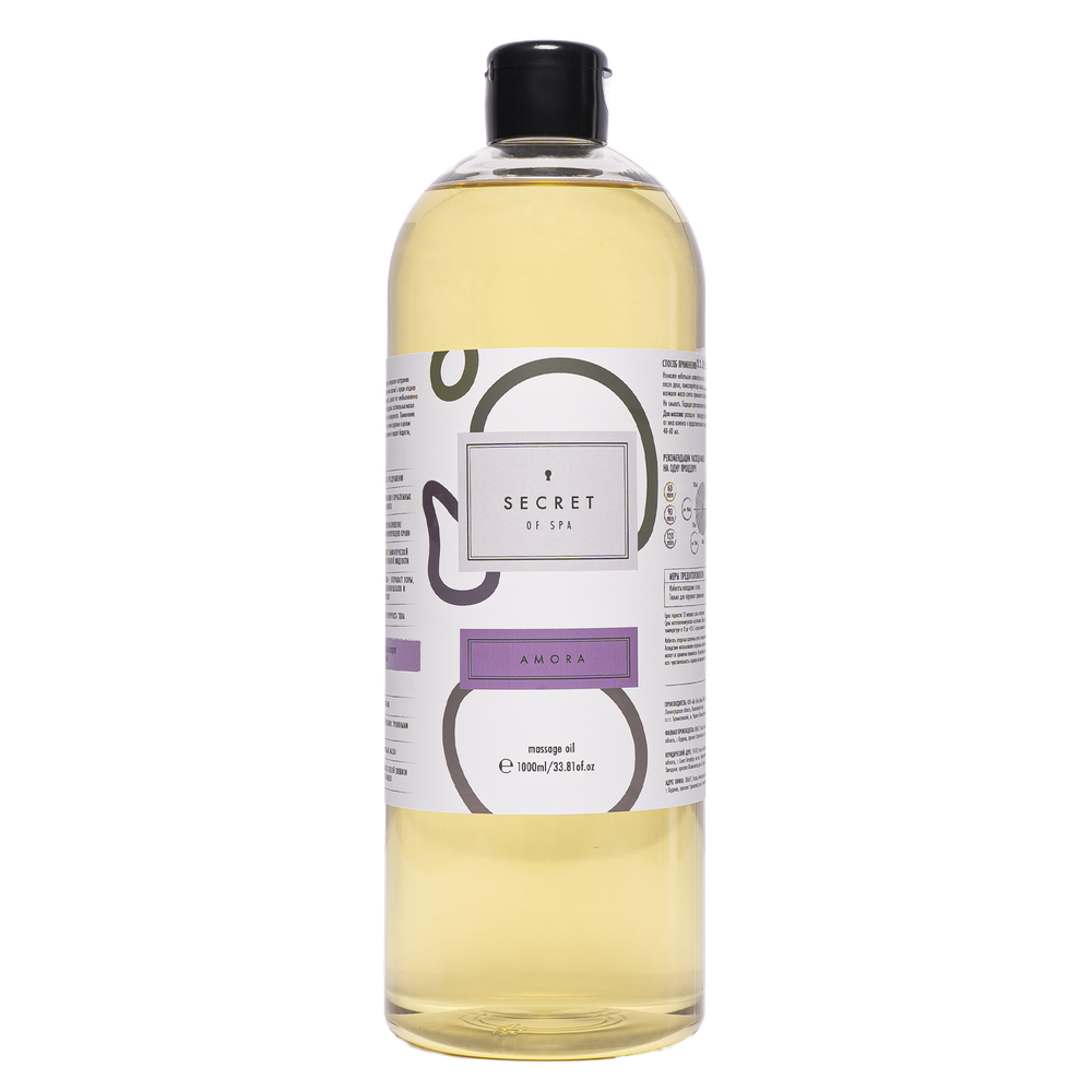 Массажное масло «Ежевика и мимоза» (Amora) SECRET OF SPA