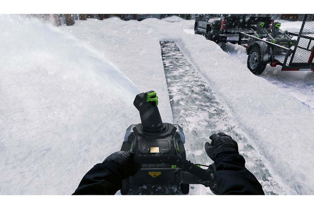 Аккумуляторный бесщеточный снегоуборщик GreenWorks GD82ST 82V, АКБ 5Ач и ЗУ