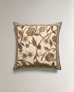 Zara Home наволочка декоративная из хлопка, зелёный, 50x50 см