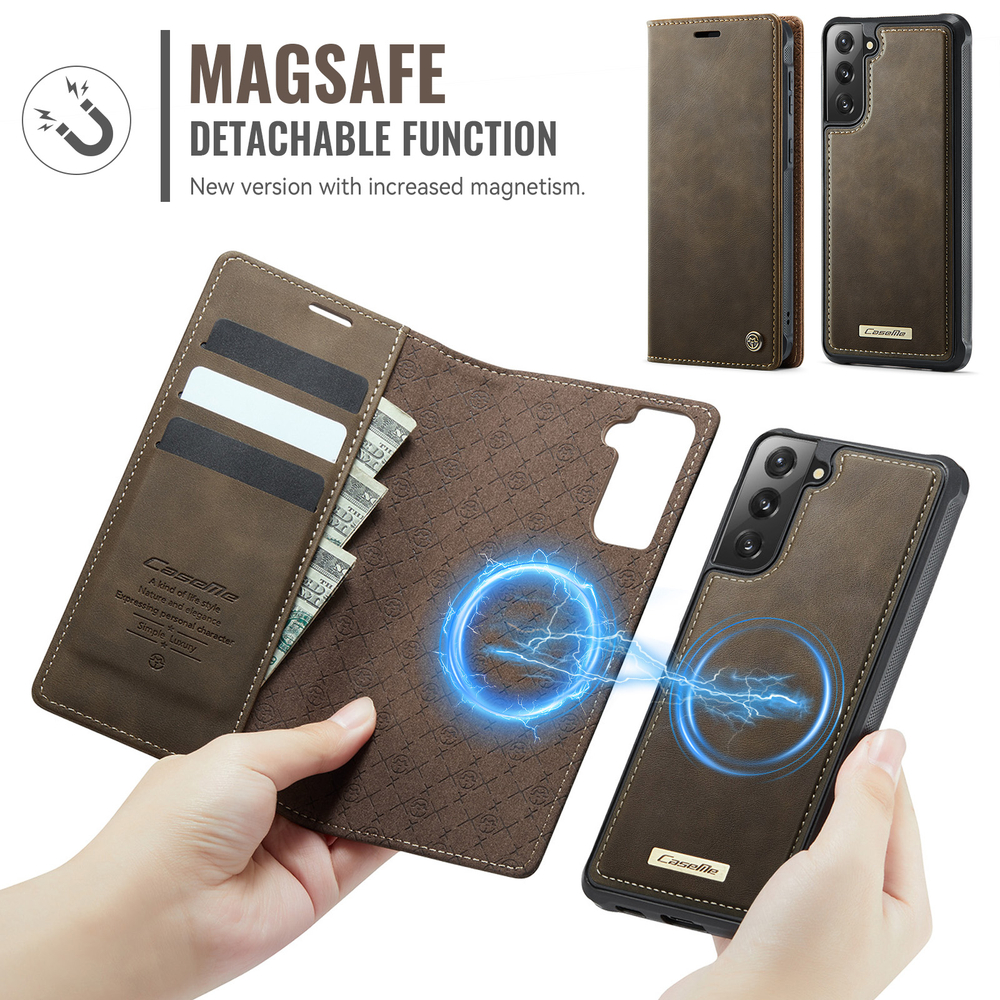 Чехол-кошелек CaseMe 2 in 1 MagSafe Samsung Galaxy S21 FE
