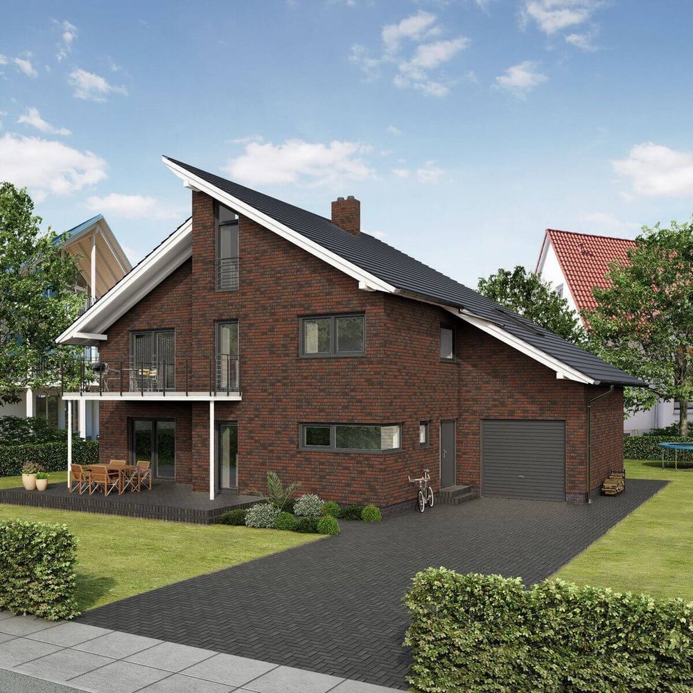 Feldhaus Klinker - R685NF14, Sintra Carmesi Nelino, 240x14x71 - Клинкерная плитка для фасада и внутренней отделки